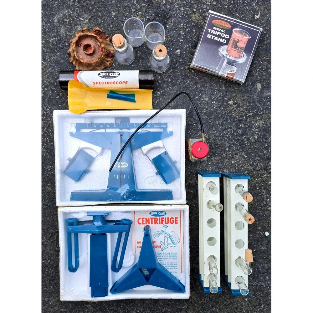 Vintage 1969 Skil-Craft Advanced Srnior Chemistry Set #506 Equipment Centrifuge